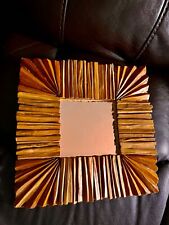 Wood frame mirror for sale  Shipping to Ireland