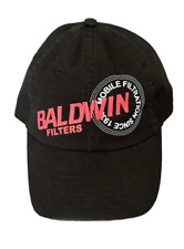 Chapéu Baldwin Filters preto, vermelho e branco alça traseira, usado comprar usado  Enviando para Brazil