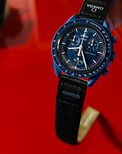 Relógio masculino Swatch x Omega MoonSwatch missão a Netuno mostrador azul  comprar usado  Enviando para Brazil