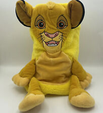 Manta de Personajes Simba de los Parques Disney Abrazos Peluche Rey León Amarillo Animal Lanzamiento, usado segunda mano  Embacar hacia Argentina