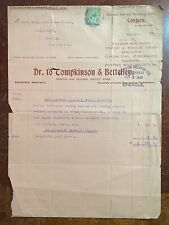 1919 tompkinson bettelley for sale  ST. LEONARDS-ON-SEA
