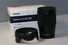 Sigma 16mm dc gebraucht kaufen  Völklingen