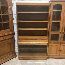 Teak veneer bookshelf for sale  STROUD