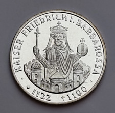 10 DM 1990 F; Zum 800. Rocznica śmierci cesarza Fryderyka I. Barbarossy; J449, używany na sprzedaż  Wysyłka do Poland