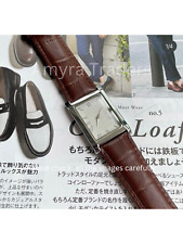 Relógio de pulso masculino japonês personalizado quartzo fino nova bateria números romanos 01 comprar usado  Enviando para Brazil