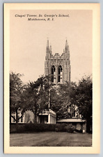 Cartão postal Chapel Tower St George's School Middletown Rhode Island não publicado comprar usado  Enviando para Brazil