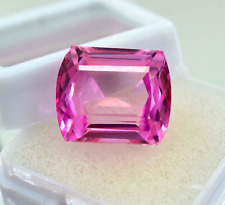 Certified 24.56 Ct Transparent Natural Pink Sapphire Fancy Cut Loose Gemstone for sale  Shipping to South Africa