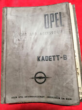 MANUEL OPEL PARTS AND ACCESSORIES CATALOG 2,5 CM EPAISSEUR 07-1974 OPEL KADETT B comprar usado  Enviando para Brazil
