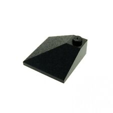 1x Lego Roof Bricks 33° 3x3x1 Black Corner Roof Tile Double Angled 367526 3675, used for sale  Shipping to South Africa