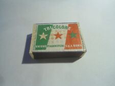 Fiammiferi tricolore scatolina usato  Cagliari