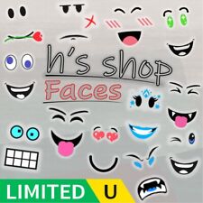 🔥⭐ ROBLOX Limiteds - Limited Faces I📈I HIGH DEMAND [CHEAP & SAFE] TRUSTED ⭐️🔥 usato  Spedire a Italy