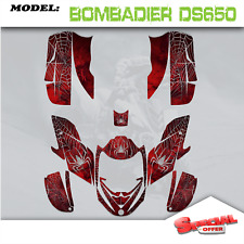 ATV Graphics Kits Decals Sticker Spider  4 Can Am Bombardier DS650 2008-15 for sale  Shipping to South Africa