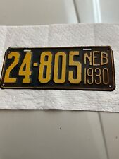 1930 nebraska license for sale  West Point