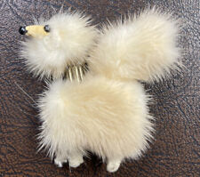 mink vintage poodle broach for sale  Berlin