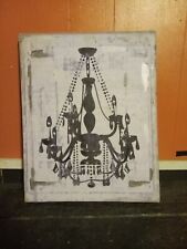 wall art canvas chandelier for sale  Obion