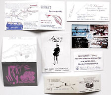 Cartões publicitários para restaurantes da década de 1980 (7) FUNCHAL, MADEIRA -, usado comprar usado  Enviando para Brazil
