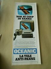 Publicite 1984 oceanic d'occasion  La Verpillière