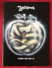 Whitesnake tour programme for sale  WICKFORD