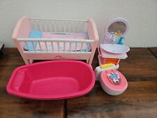 Baby Born Swinging Bed Toilet Sink Bathtub Girls Package  for sale  Shipping to South Africa