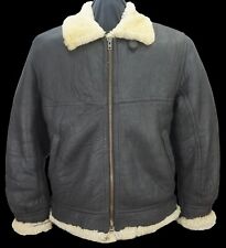 Leather sheepskin aviator for sale  READING