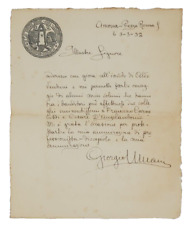 Lettera autografo giorgio usato  Napoli