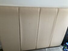 Large cream headboard for sale  LEICESTER