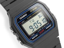 Casio F91W-1, reloj cronógrafo de batería de 7 años, correa de resina negra, alarma segunda mano  Embacar hacia Argentina