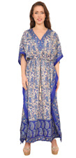 Vestido maxi longo feminino Kaftan feminino estampa floral vestido de verão comprar usado  Enviando para Brazil