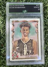 2023 ALLEN & GINTER VICTOR WEMBANYAMA GRADED CARD 10 for sale  Shipping to South Africa