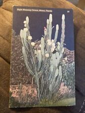 Used, Beautiful And Exotic Plant, The Night Blooming Cereus, Miami, Florida Postcard for sale  Shipping to South Africa
