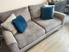 Cord seater sofa for sale  UK