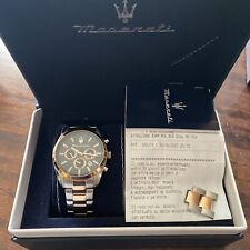 Orologio maserati acciaio usato  Italia