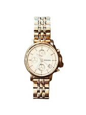 Relógio de pulso feminino Fossil Original Boyfriend ES3380P ouro rosa comprar usado  Enviando para Brazil