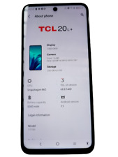 TCL 20L+ (DOBLE SIM, 256GB/6GB, 6,67") - NEGRO - BUEN ESTADO DE FUNCIONAMIENTO, usado segunda mano  Embacar hacia Argentina