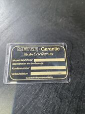Cartier metro garantie gebraucht kaufen  Burscheid