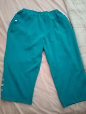 Ladies teal cropped for sale  BATHGATE