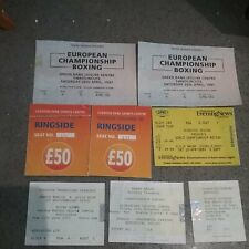 Lot boxing tickets for sale  WARWICK