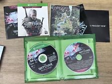 The Witcher 3: Wild Hunt Xbox One mapa trilha sonora inserções adesivos completos na caixa comprar usado  Enviando para Brazil