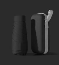 Paraguas Pocket Compact Mini 5 pliegues negro negro negro segunda mano  Embacar hacia Argentina