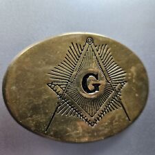 Masonic brass belt for sale  Somerset