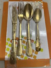 Cutlery sets gold for sale  MANCHESTER
