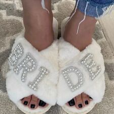 Plush slippers bridal for sale  CHORLEY