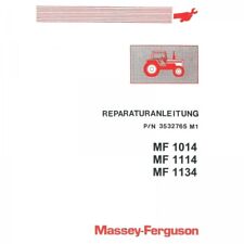 Massey Ferguson MF1014 1114 1134 Instrukcja naprawy ciągnika Instrukcja warsztatowa na sprzedaż  Wysyłka do Poland