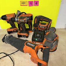 LOTE DE FERRAMENTAS ELÉTRICAS RIDGID 9 peças 18 volts todas as 6 FERRAMENTAS TESTADAS!! comprar usado  Enviando para Brazil