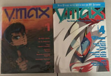 ┥V-MAX REVISTA DE ANIME Y MANGA #1 Y 4 1993 AMBOS NÚMEROS  NM segunda mano  Embacar hacia Argentina