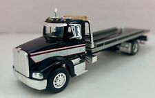 SpecCast Black Peterbilt Rollback Flatbed Tow Truck 1/64 Diecast, used for sale  Shipping to South Africa