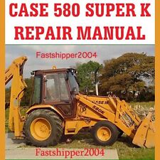 JJG016001 + CASE SUPER 580K 580 K LOADER BACKHOE TLB SHOP SERVICE REPAIR MANUAL, used for sale  Shipping to South Africa