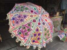 Garden Umbrellas Outdoor Patios Rajasthani Indian Sun Parasol Large Umbrella for sale  Shipping to South Africa