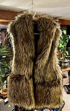 small fur vest faux sz for sale  Mound