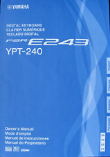 Teclado digital portatone Yamaha PSR-E243 YPT-240 libro manual del propietario original. segunda mano  Embacar hacia Argentina